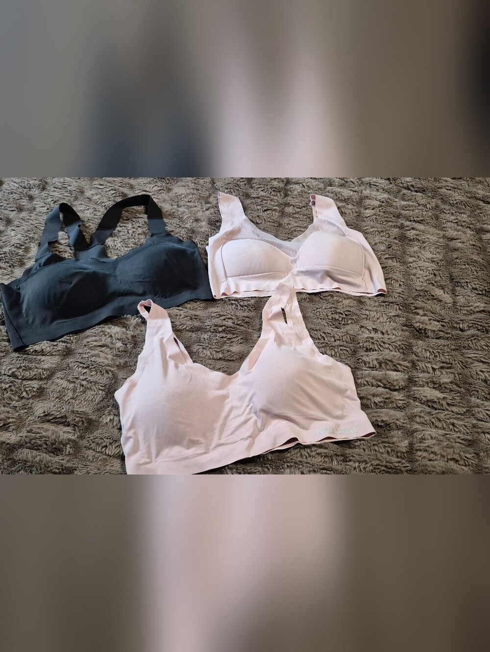 Seamless  Wireless Bras - 3Set XL-XXL